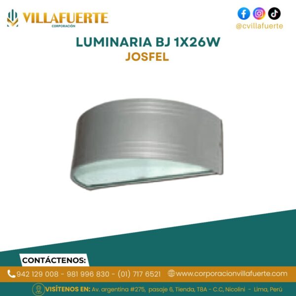 LUMINARIA BJ 1X26W JOSFEL