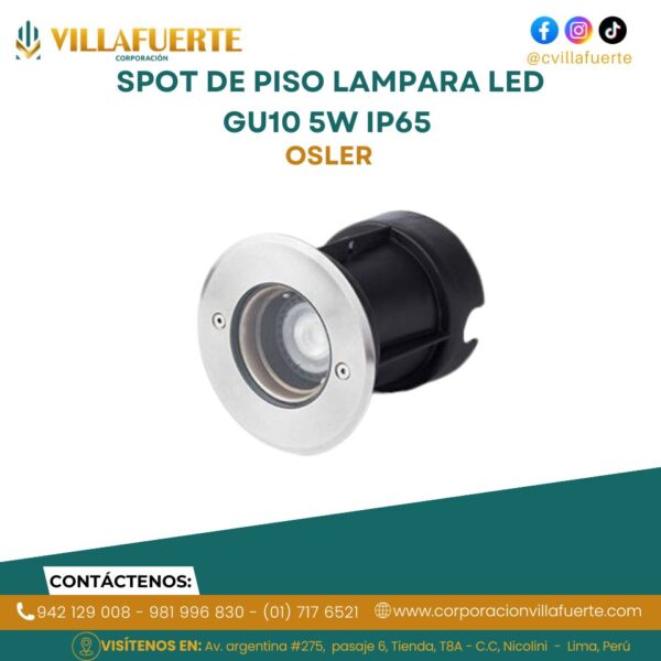 SPOT DE PISO LAMPARA LED GU10 5W IP65