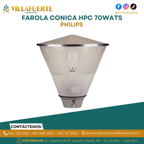 FAROLA CONICA HPC 70WATS