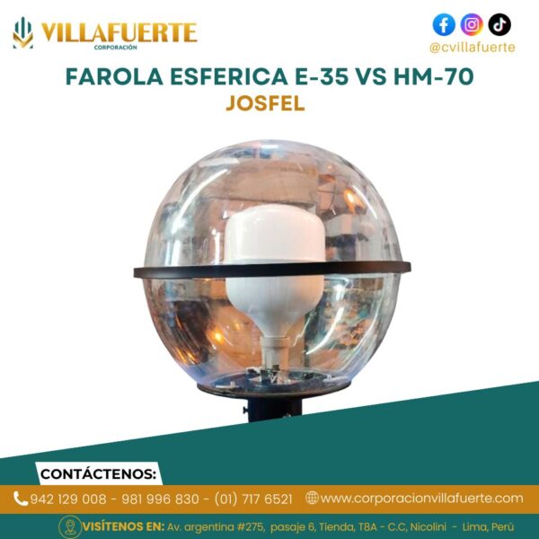 FAROLA ESFERICA E-35 VS HM-70
