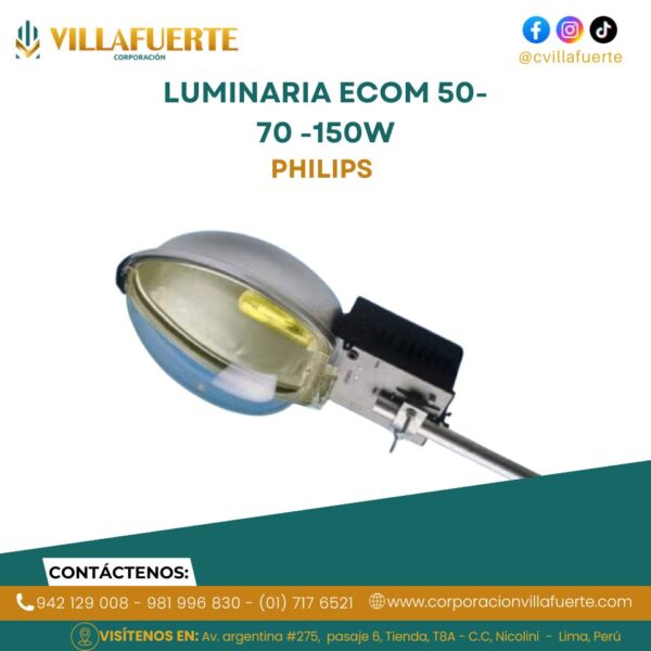 LUMINARIA ECOM 50-70-150W PHILIPS