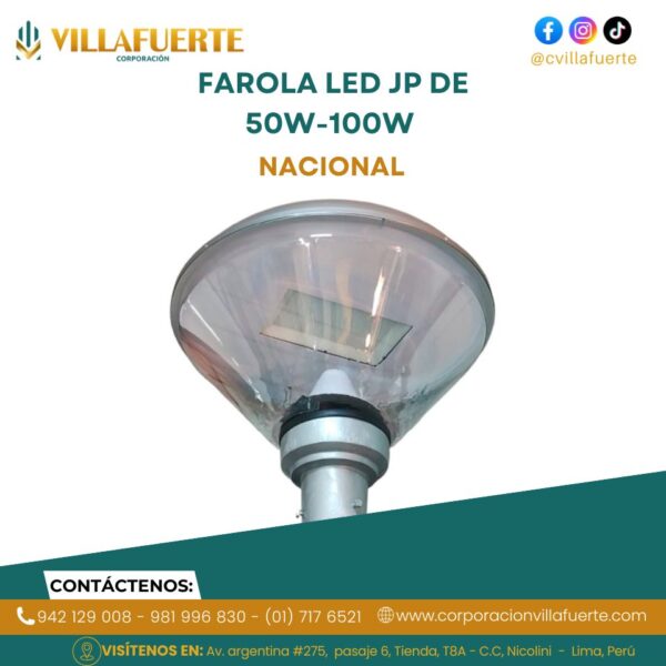 FAROLA LED JP DE 50W-100W NACIONAL