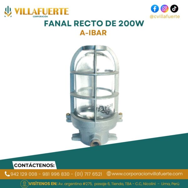 FANAL RECTO DE 200W A-IBAR