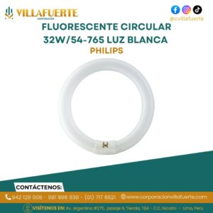 FLUORESCENTE CIRCULAR 32W/54-765 LUZ BLANCA PHILIPS