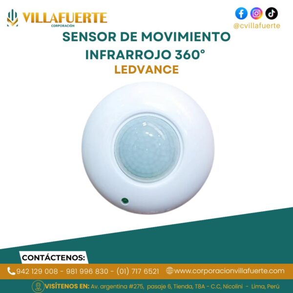 SENSOR DE MOVIMIENTO INFRARROJO 360° LEDVANCE