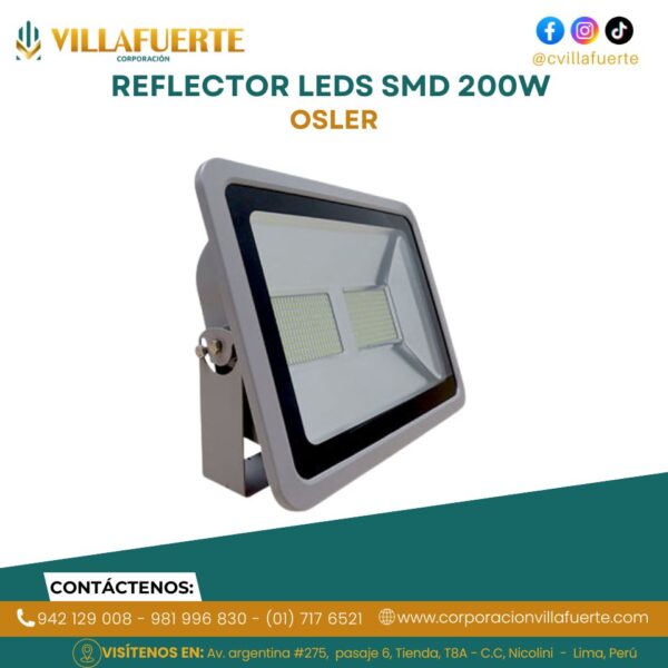 REFLECTOR LEDS SMD 200W MULTIVOLTAJE -OSLER